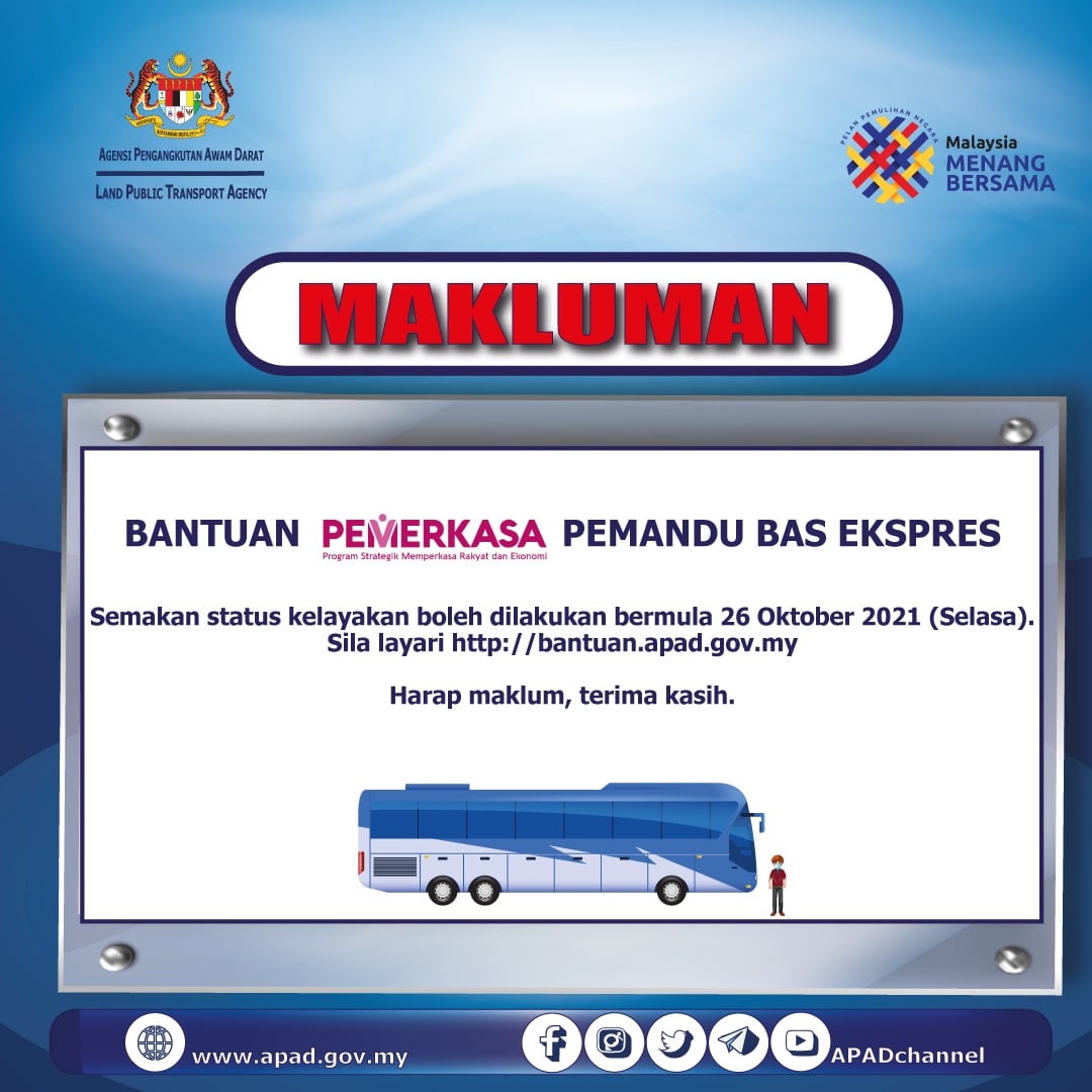 Semakan Status Agensi Pengangkutan Awam Darat Apad Facebook