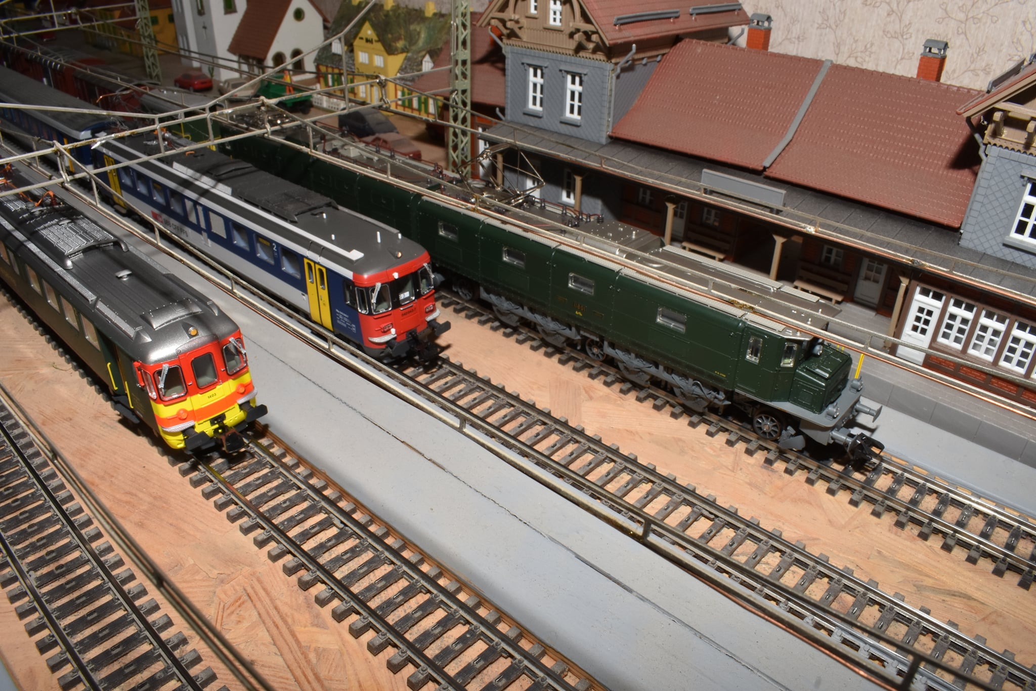 Piko SBB RBe 4/4. New layout.