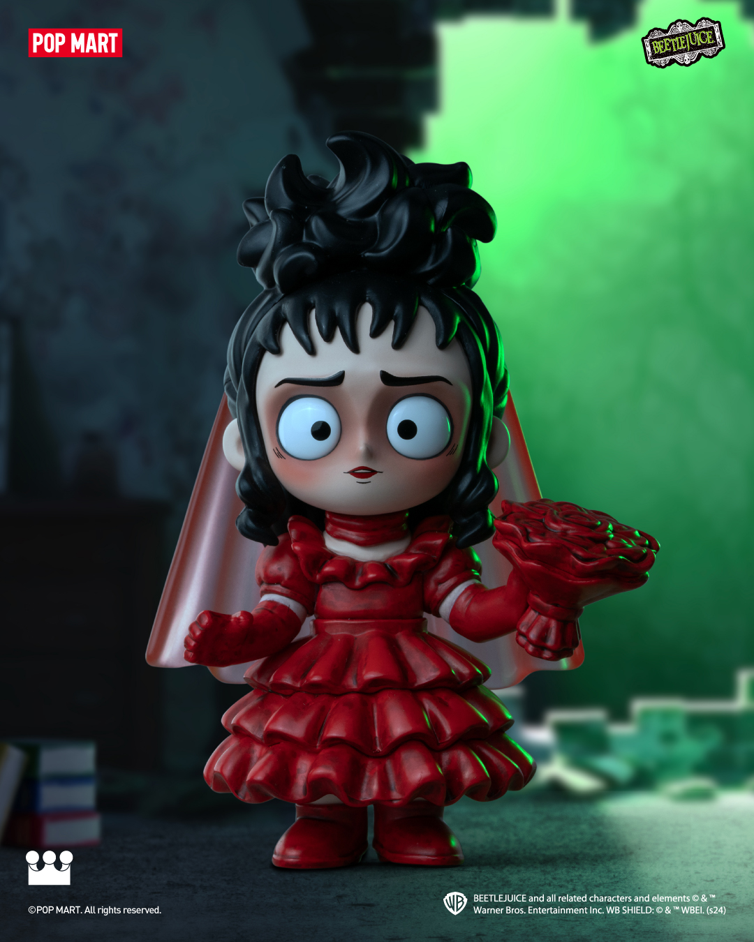 open lace back dress Funko Pop! Beetlejuice - Lydia Deetz (Red Dress)