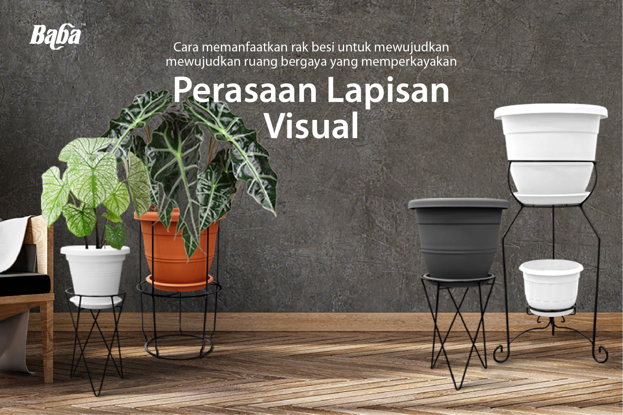 Hijauan Baba - Kombinasi yang sesuai bagi tumbuhan anda