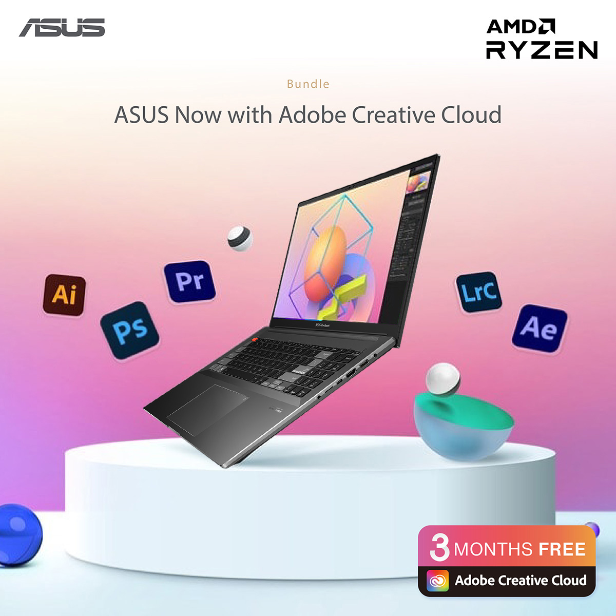 ASUS - ASUS Now with Adobe Creative Cloud ซื้อเครื่องพร้อมรับเมมเบอร์ ...