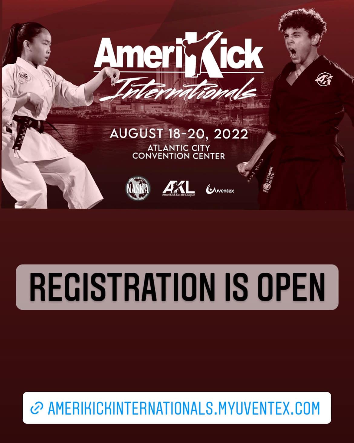 LET'S GO!!! REGISTRATION IS... - Amerikick Internationals | Facebook
