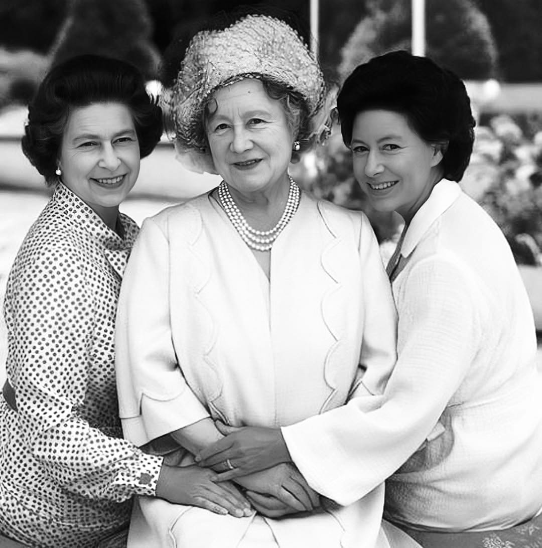 A rare 1980 photograph of Queen Elizabeth, the Queen Mother
