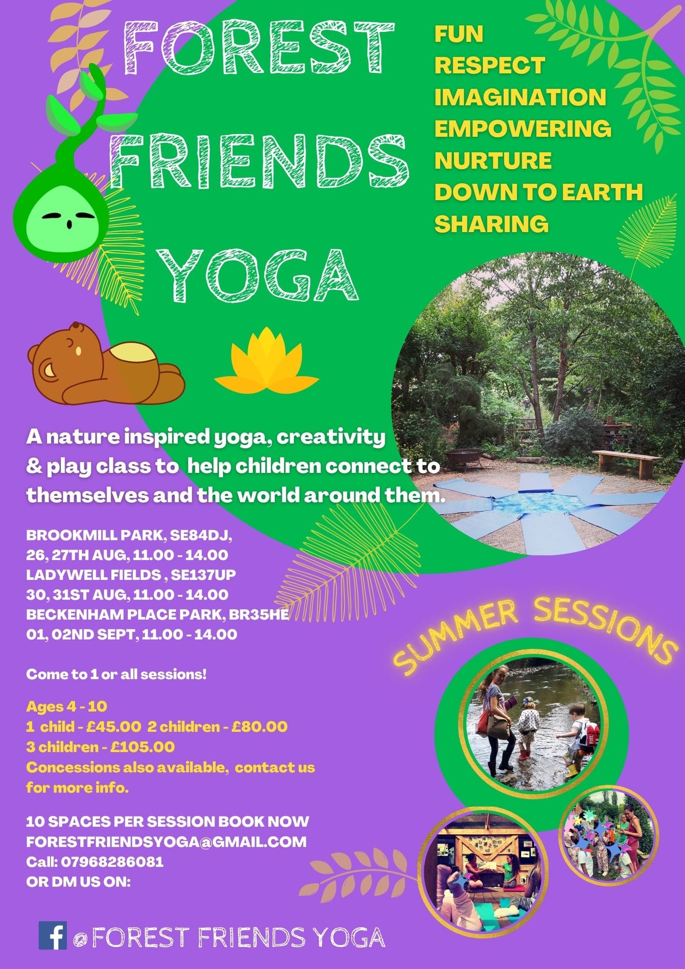 Yogibearz Kids Yoga Mindfulness Facebook