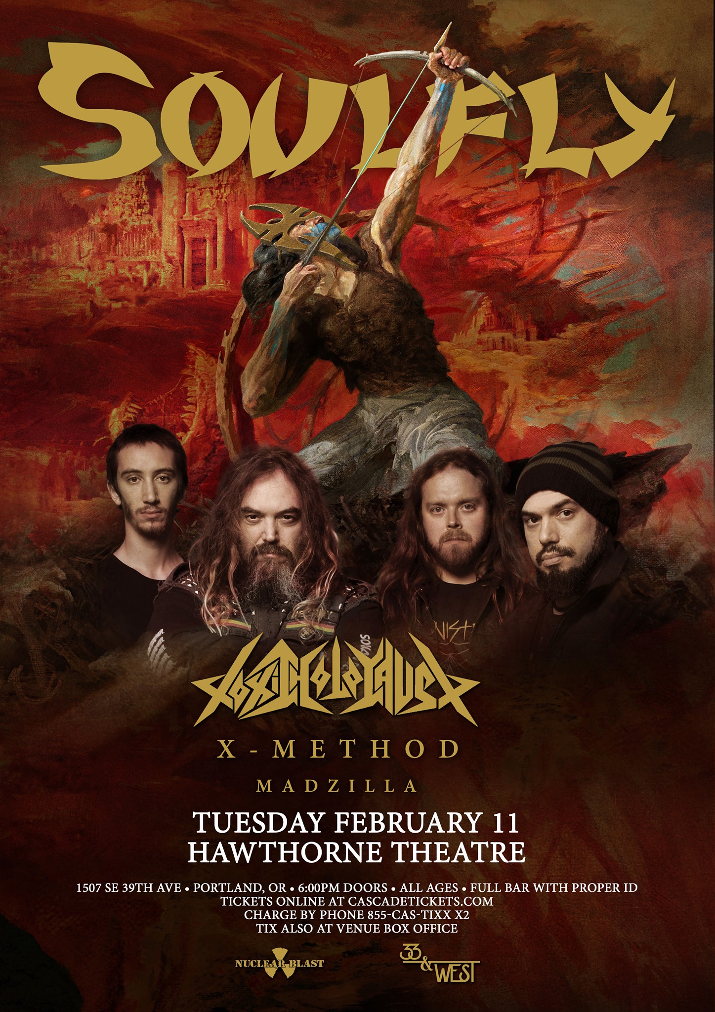 Armed for Apocalypse — Hawthorne Theatre, 2020-02-11