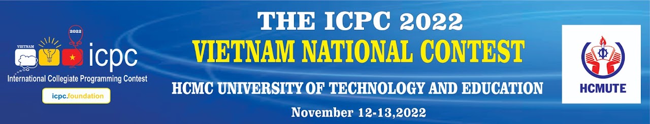 VNOI - [ICPC National 2022: Lời giải, Contest luyện tập & Bảng rank ...