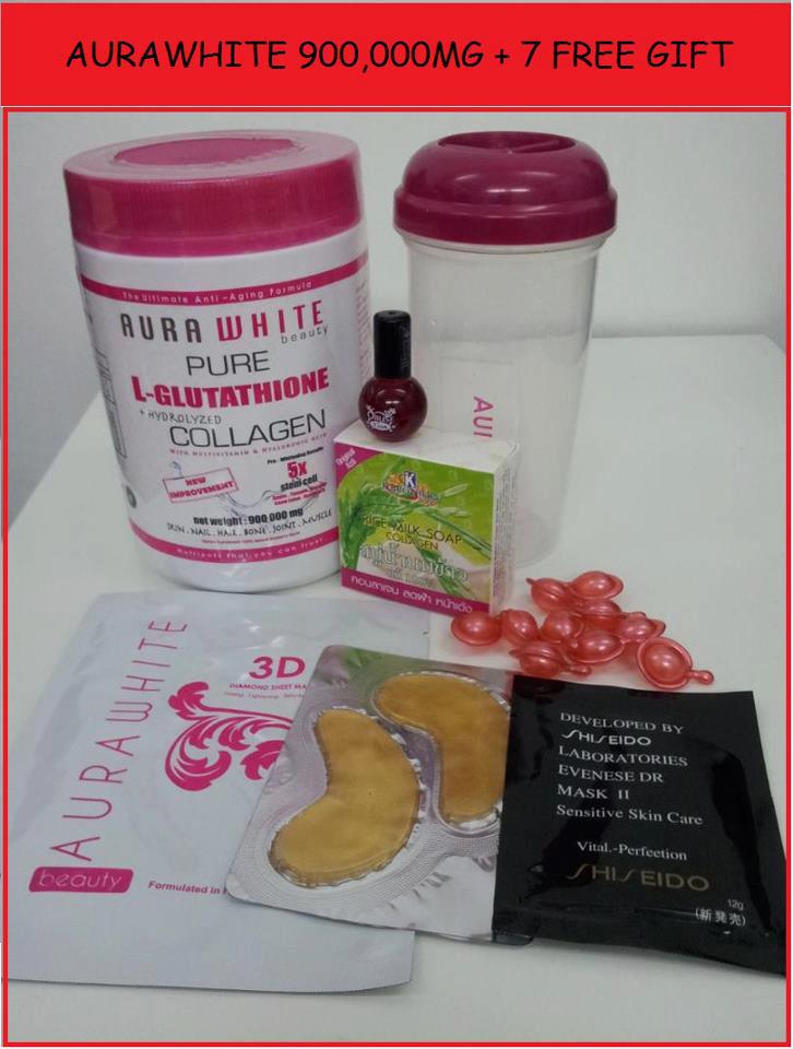 Aura White Pure L-Glutathione Collagen