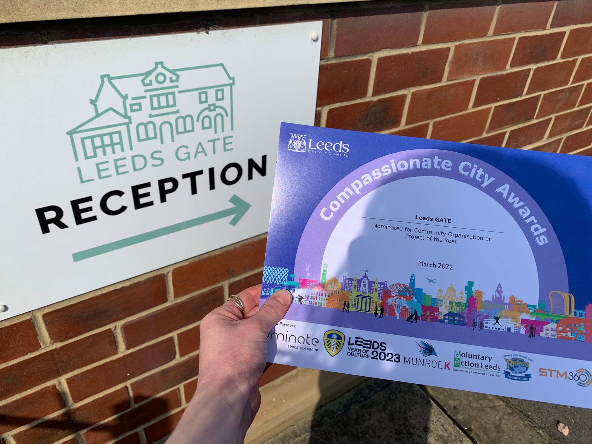 Leeds GATE - Pleased to receive a nomination for Community Organisation ...