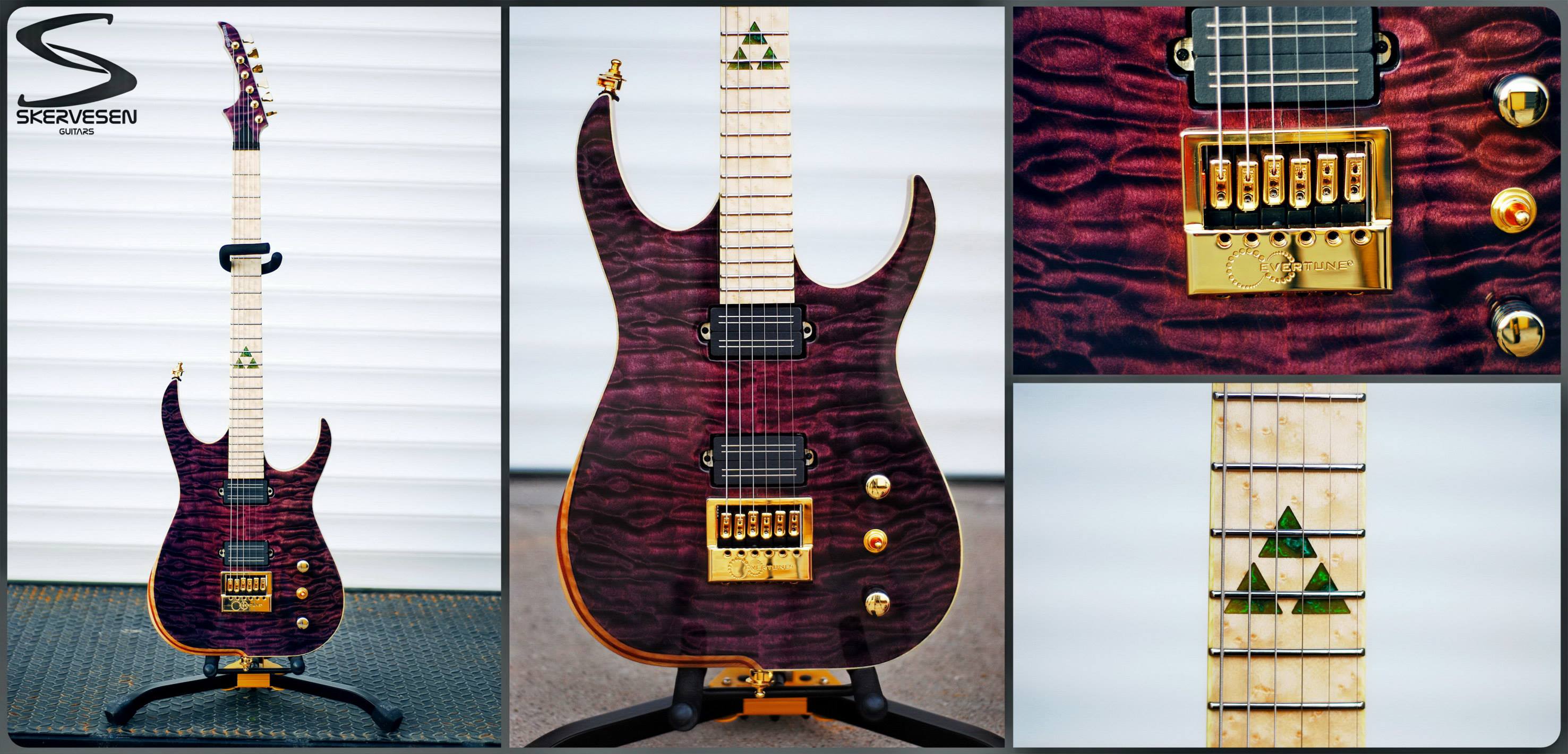 Skervesen Guitars - First Skervesen with Evertune bridge! 6-string