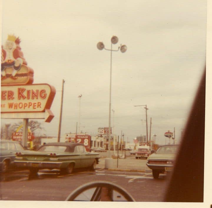 The old Burger King, 10th Street corner and 5th.