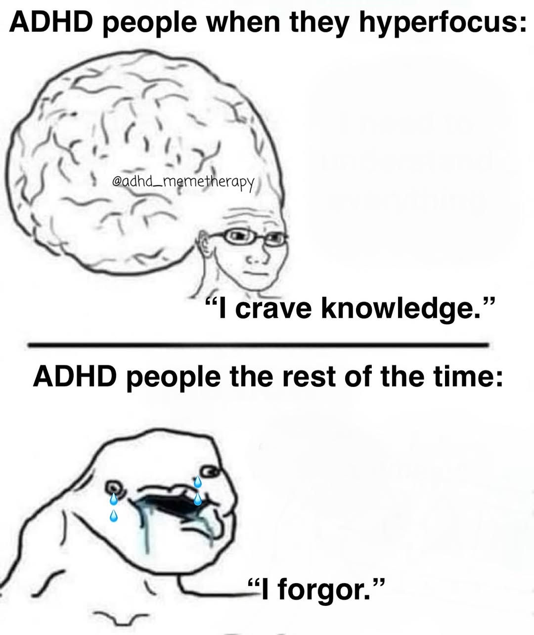 Feral Neurodivergent Raging Meme Posting | Don’t hurt me | Facebook