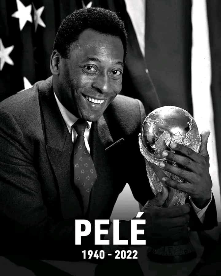 Pelé, the Brazilian king of soccer who won a record three World