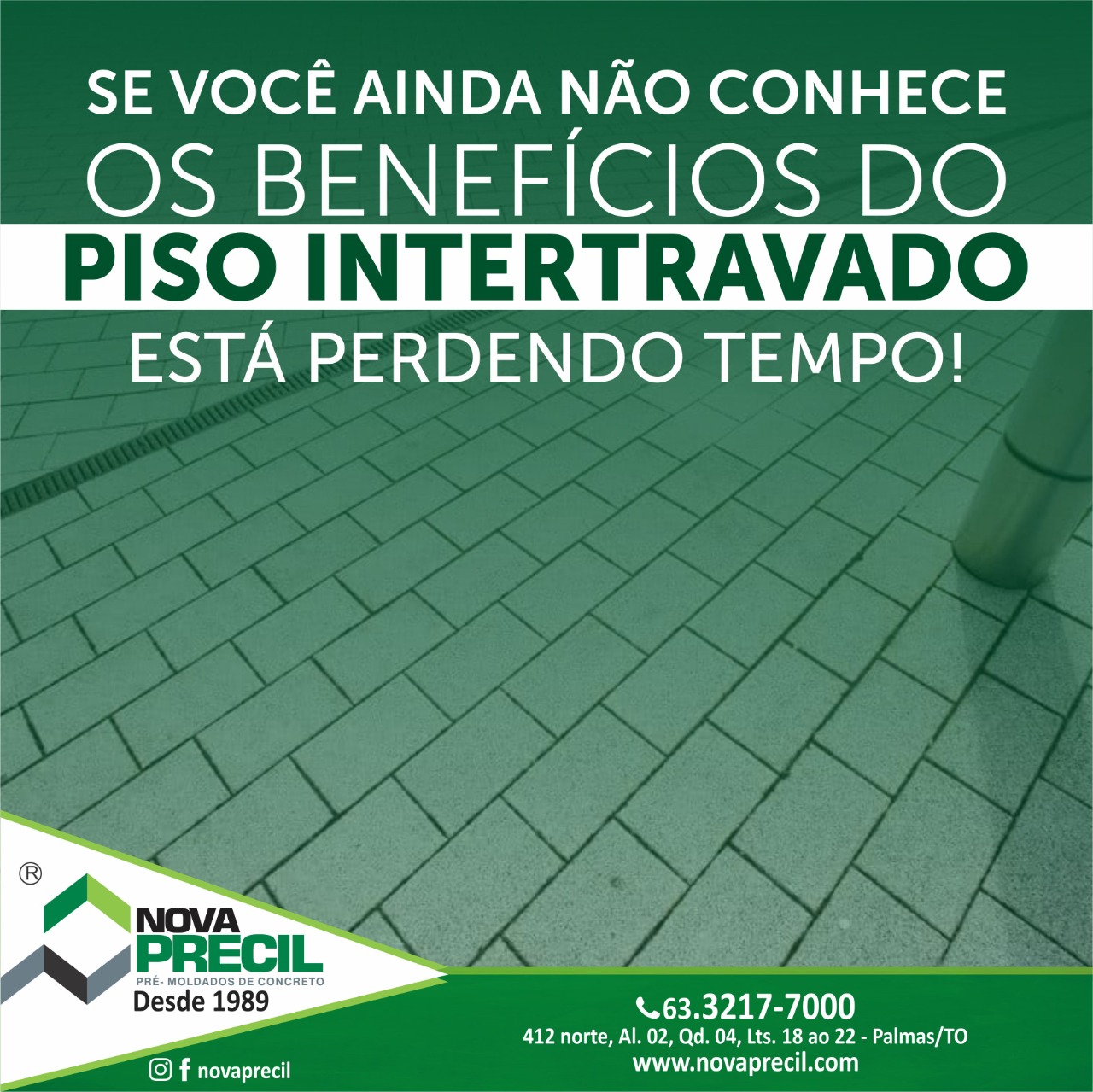 Nova Precil - O piso intertravado de concreto, utilizado... | Facebook