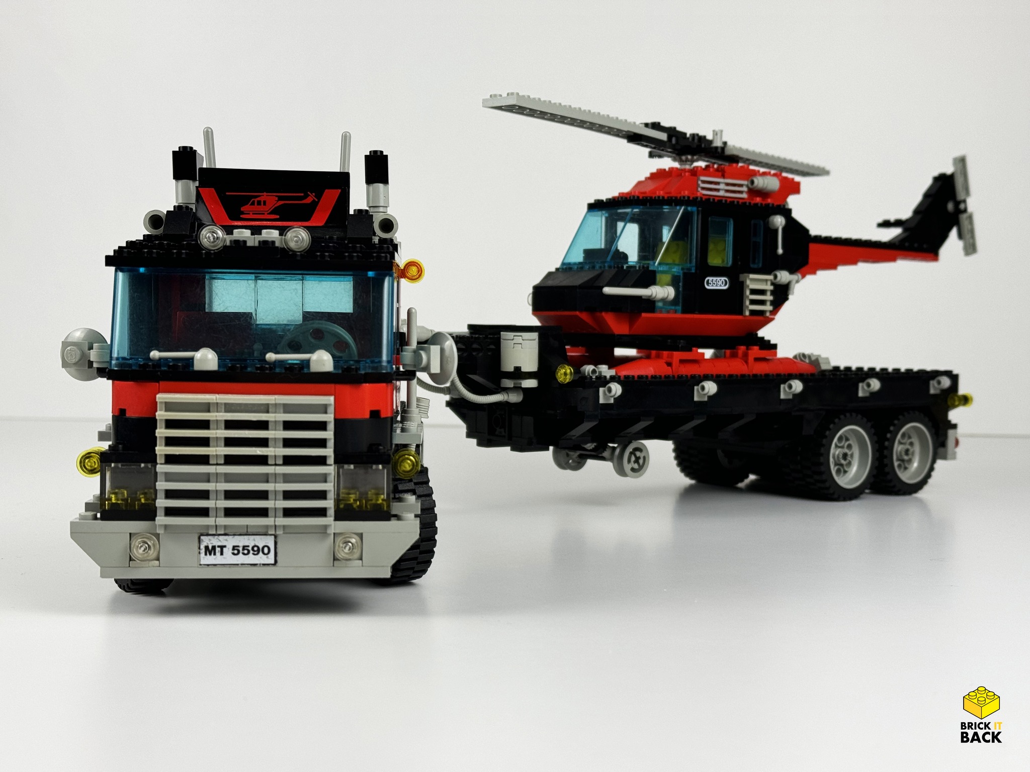 Lego model team 5580 highway rig from 1986