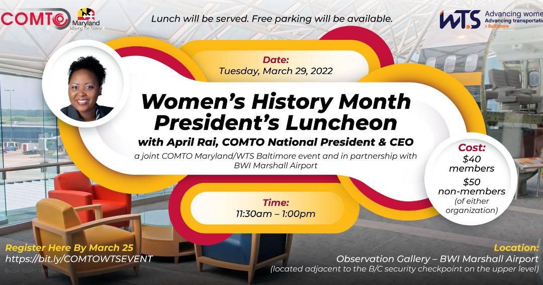 WTS - Join us on March 25th for the Women's History Month President's ...