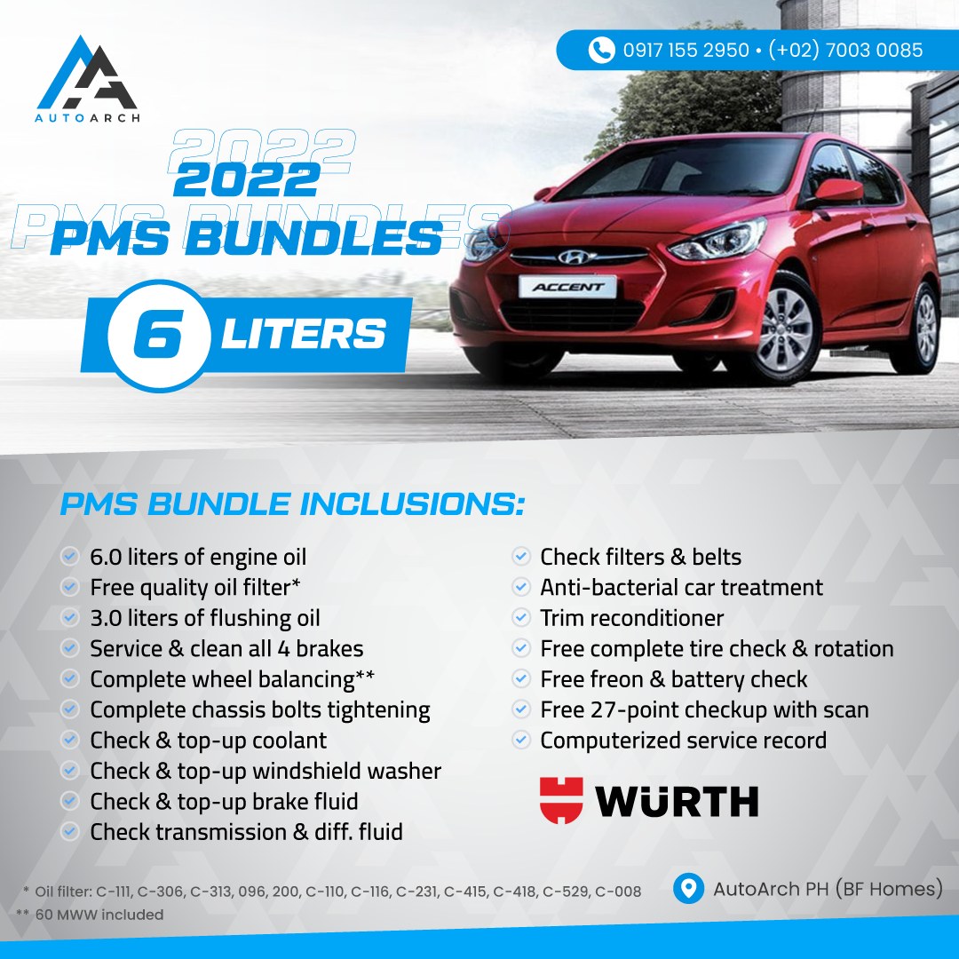 AutoArch - Our Preventive Maintenance Schedule (PMS) bundles are ...