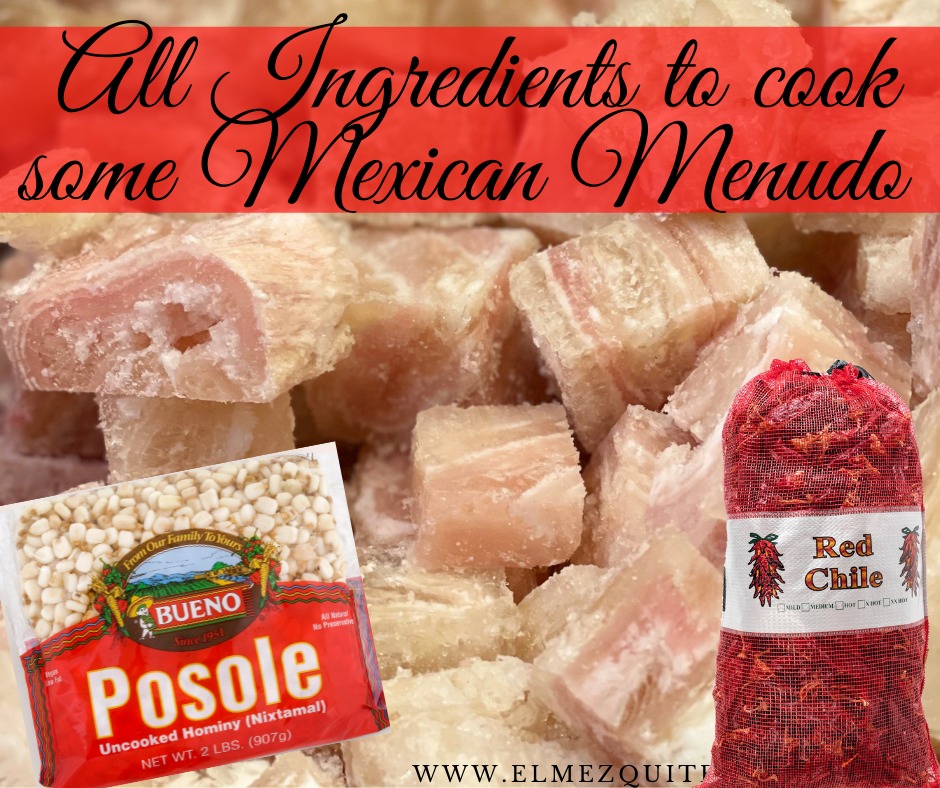 Menudo Regular, chile rojo, maiz... - El Mezquite Market