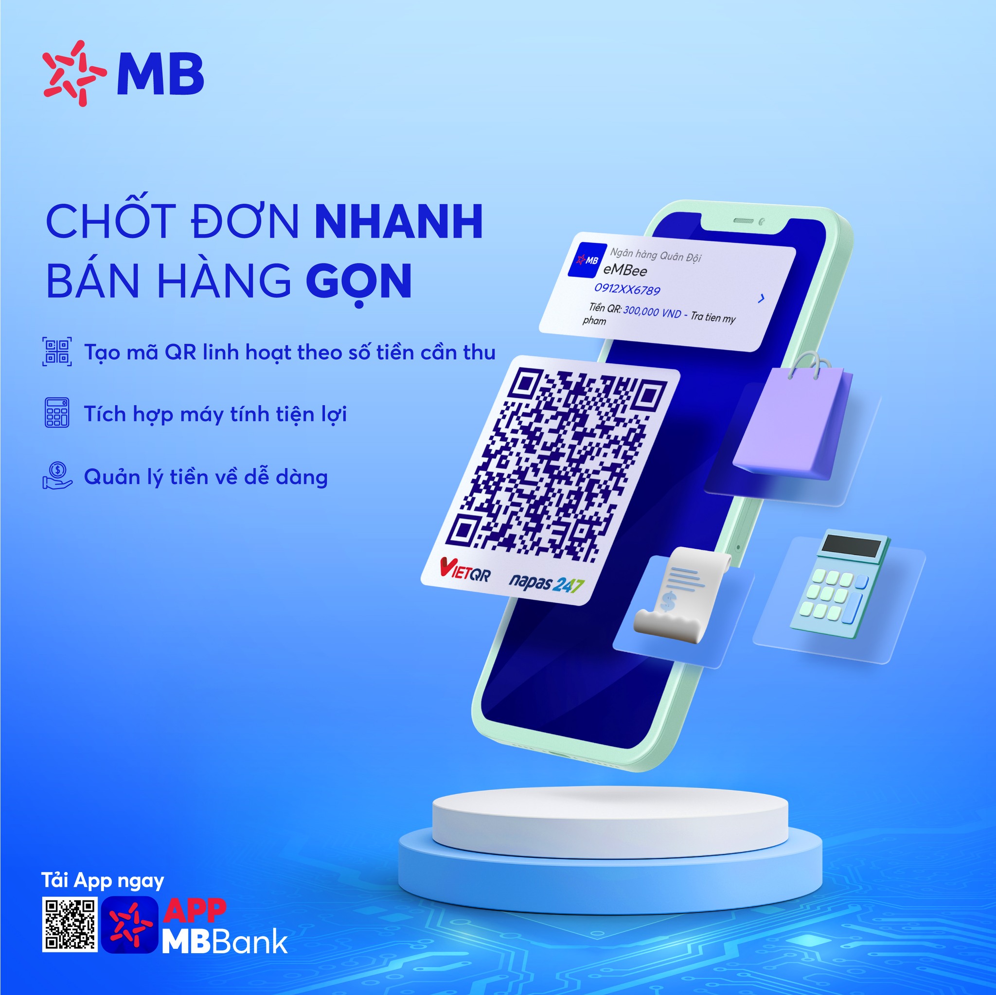MBBank - 📝 CHỐT ĐƠN NHANH – BÁN HÀNG GỌN VỚI MÃ QR TRÊN... | Facebook