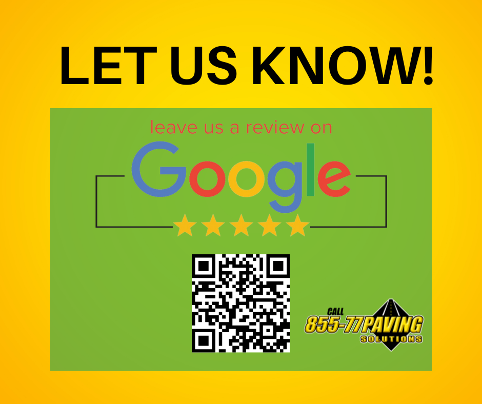 Paving - Your experience matters! Click below or scan the QR Code for a ...