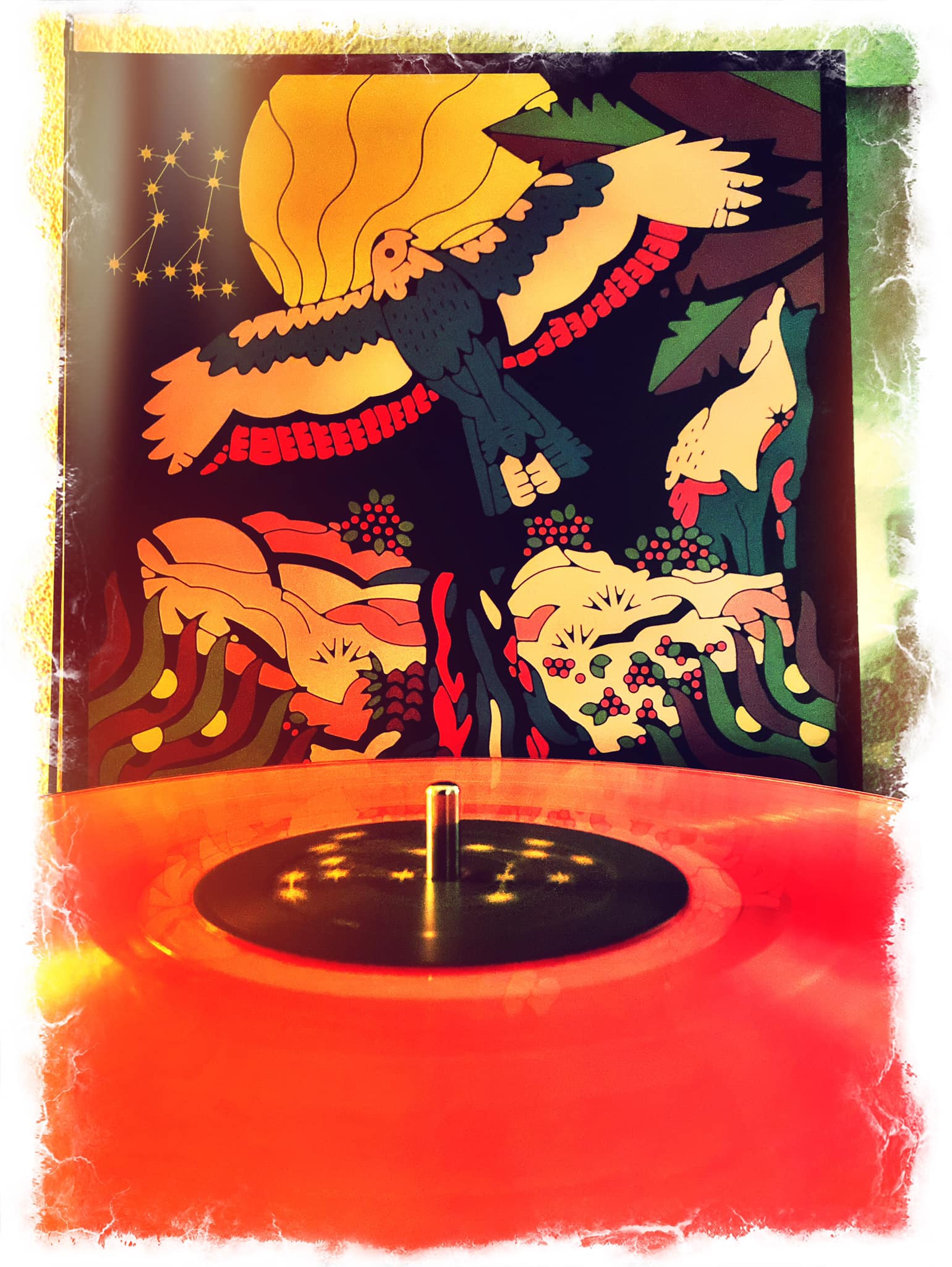 Khruangbin's Mordechai album on dark purple vinyl