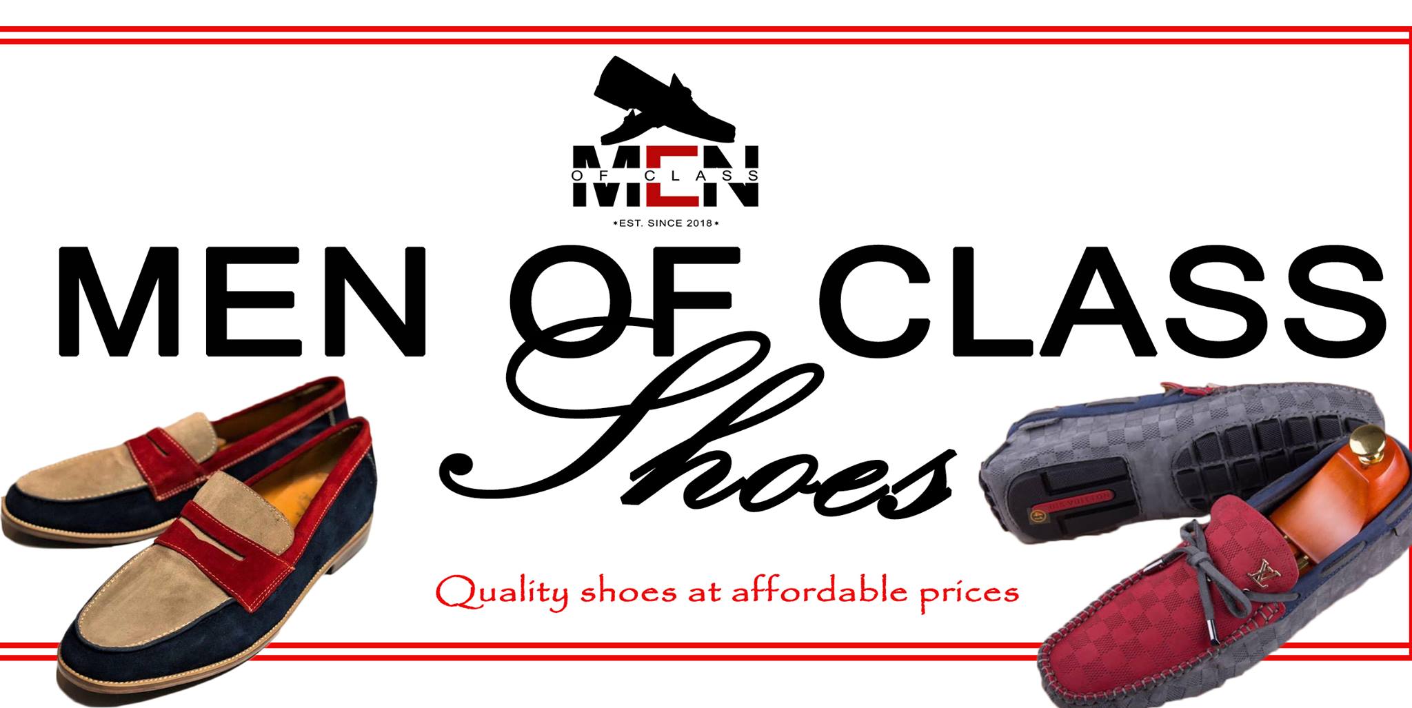 Men of class shoes