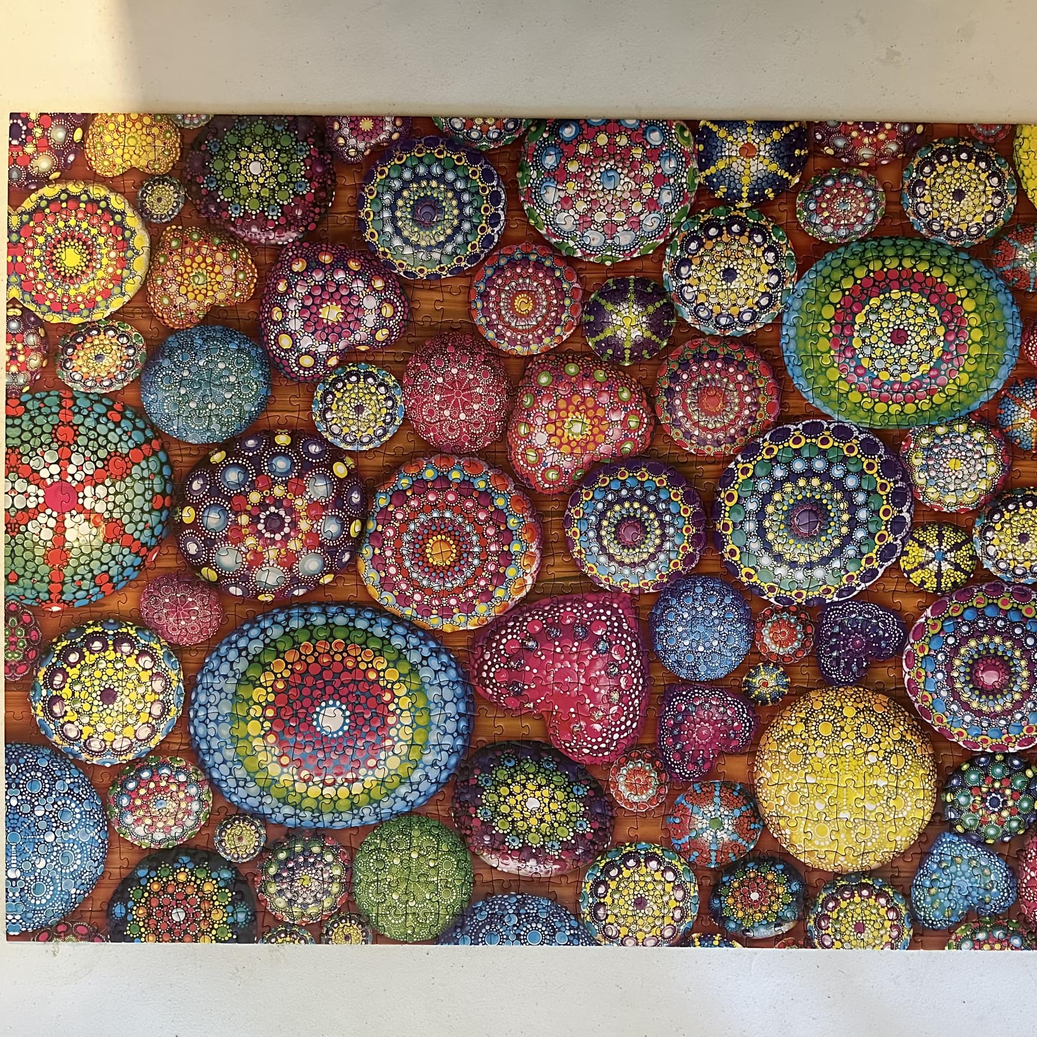 Finished this gem on Saturday. Seeing dots still. This is a 1000