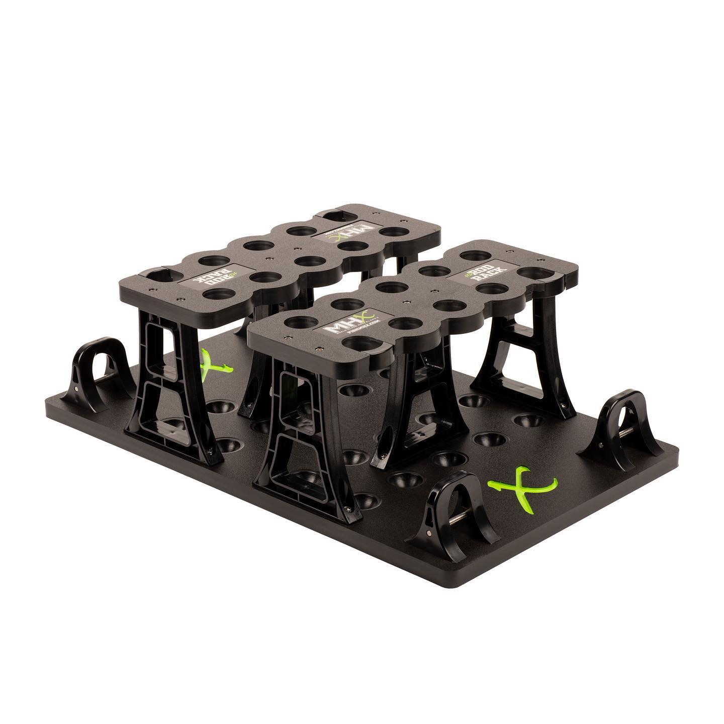 okuma abs rod rack rr-b1 Expandable Black Aluminum, ABS 18 rod rack Sporting Goods secure and organized with this attractive ABS rack Okuma RR-B1 Expandable ABS Rod