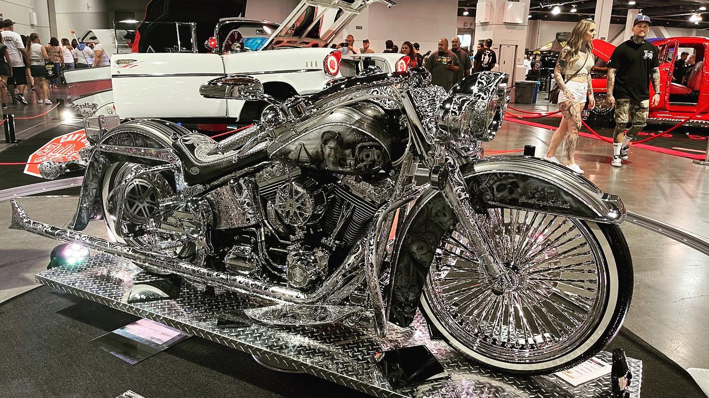 Some of the crazy bikes that were at the show, the amount of