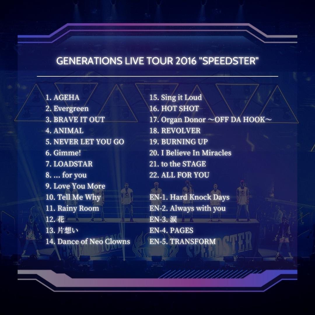 Generations Live Tour 22 東京3月13日 Seiki Hoshou ミュージシャン Americanoutdoorusa Com