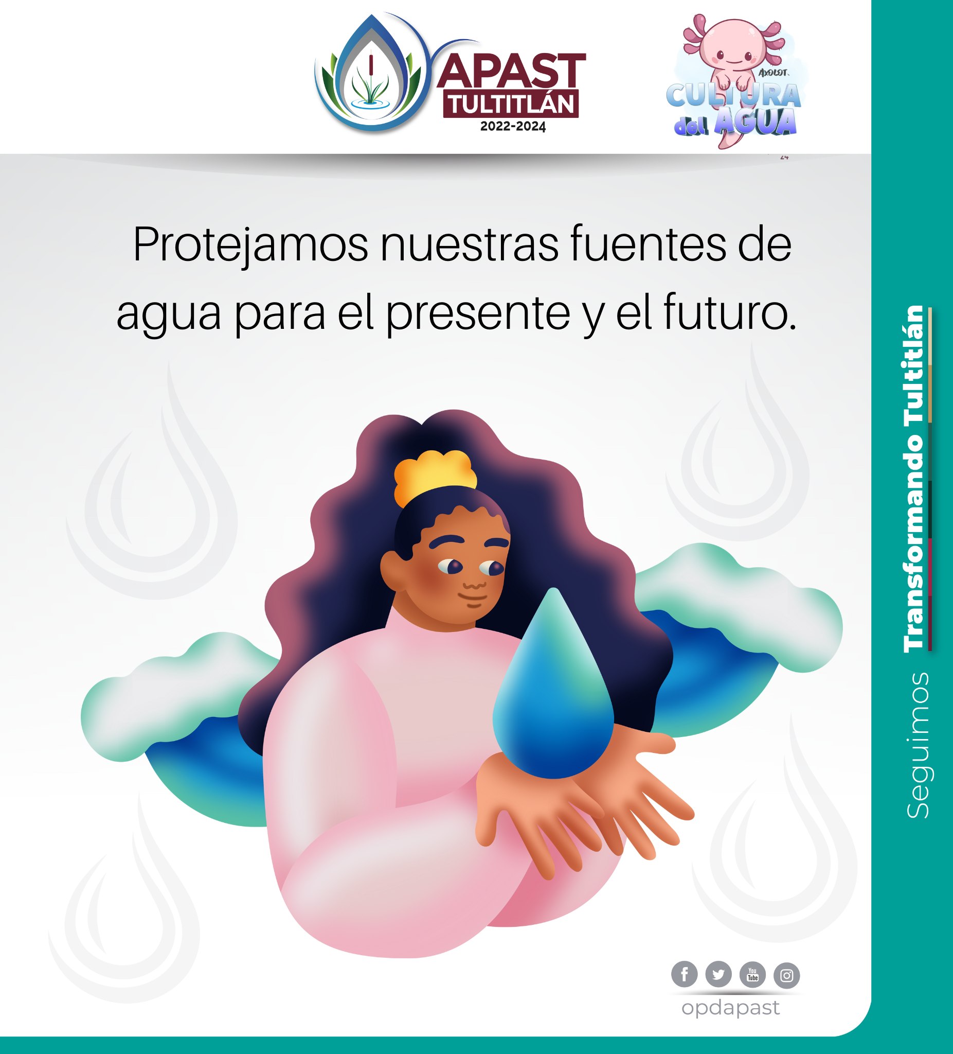 ¡El cuidado del Agua es Compromiso... - OPD APAST Tultitlán | Facebook