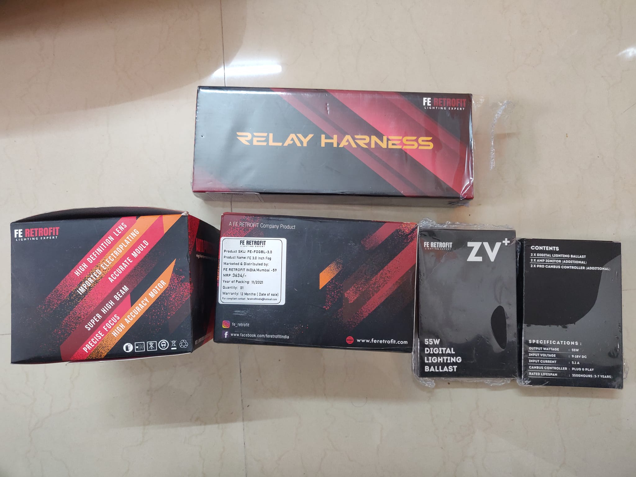 FZX headlight upgrade for improved visibility