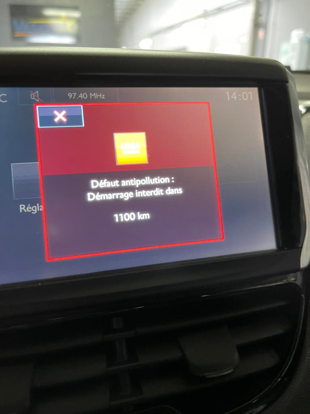 Défaut Antipollution Démarrage Interdit Dans 1100 Km Berlingo