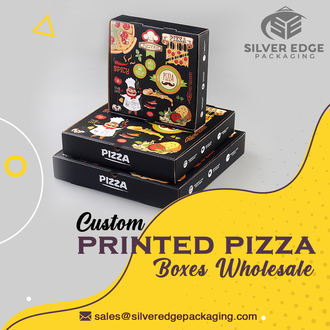 Get the custom pizza boxes with... - Silver Edge Packaging