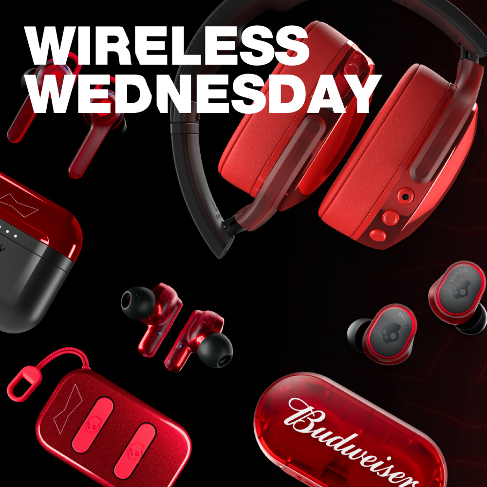 Skullcandy x Budweiser goods are up for grabs this Wireless