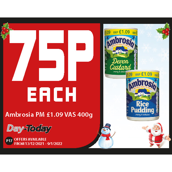 Buywell DayToday - What's yoiur favourite? Ambrosia Devon Custard, OR ...
