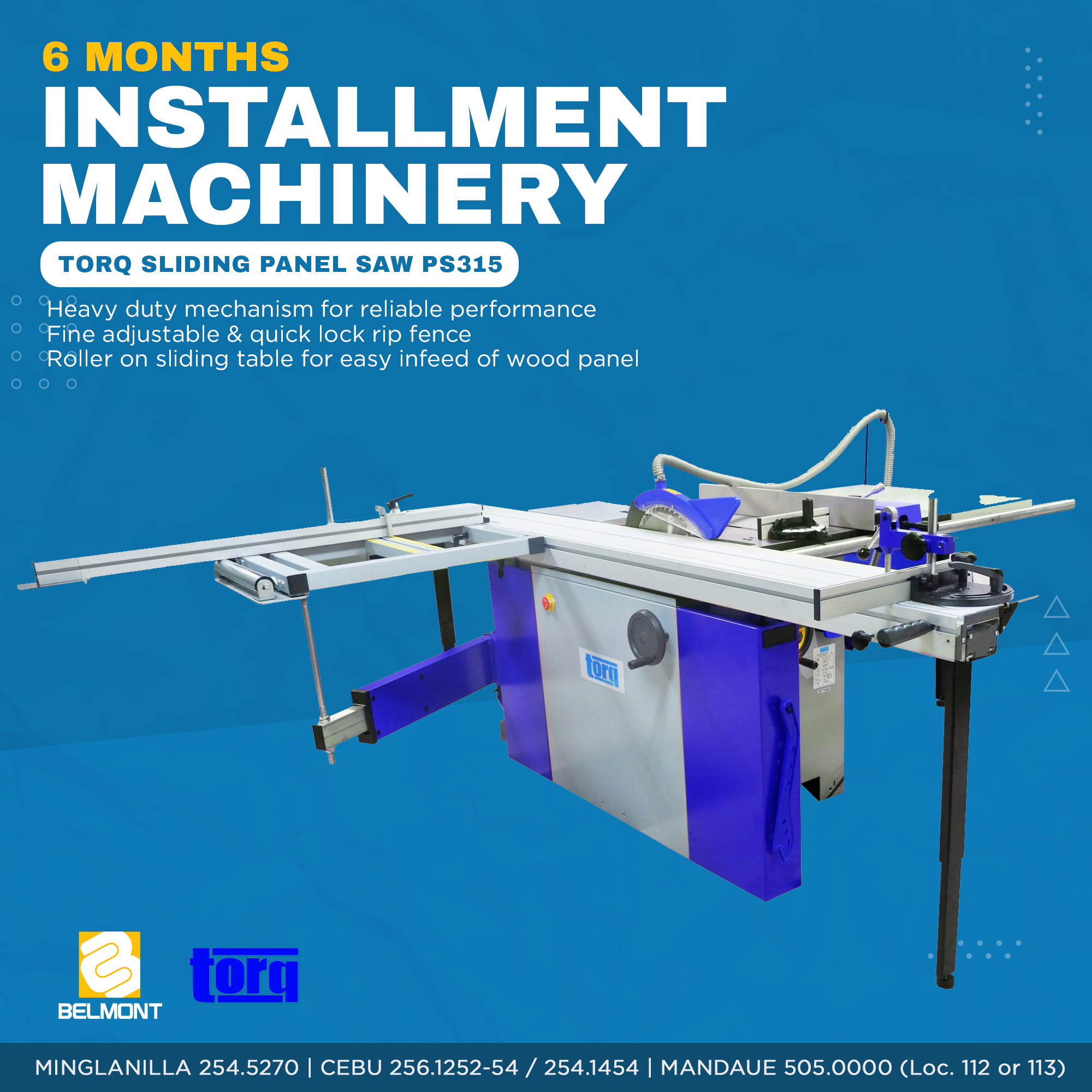 TORQ SLIDING PANEL SAW PS10 &... - Belmont Hardware Depot