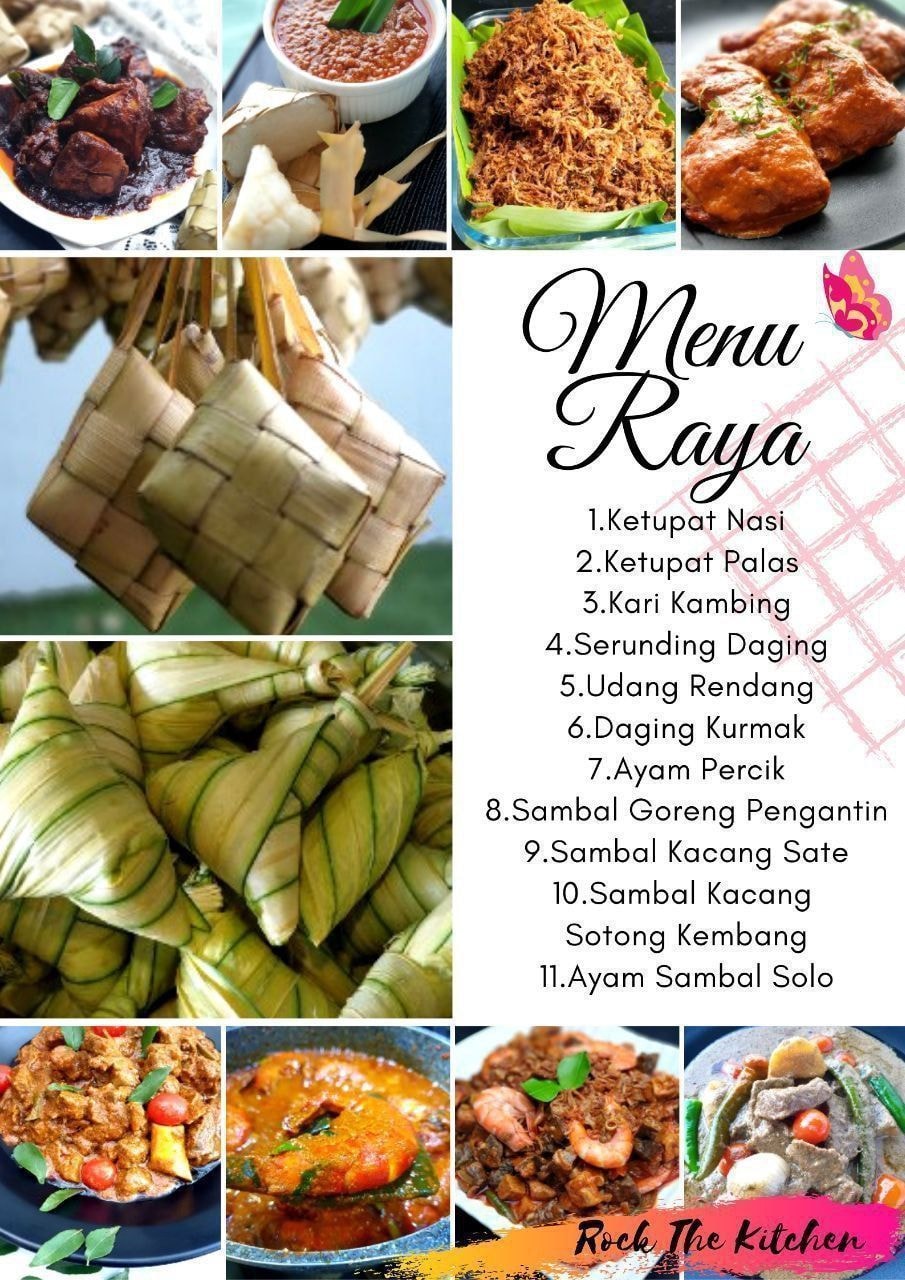 🌻MENU RAYA BY RTK🌻 ~NP RM60~ 💥PROMO... - Online Cooking Class | Facebook