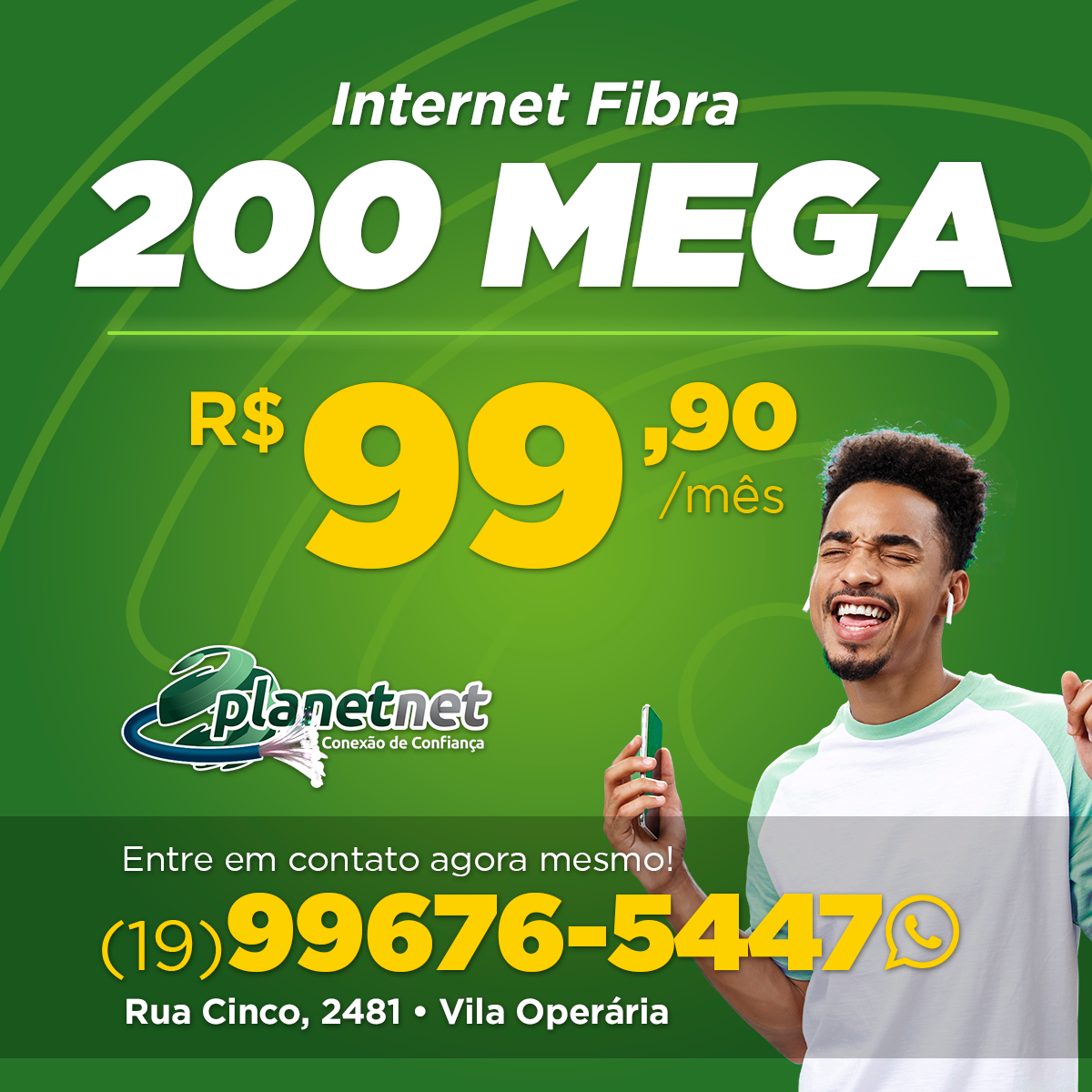💚 Mega velocidade e custo-benefício... - Planet Net Telecom