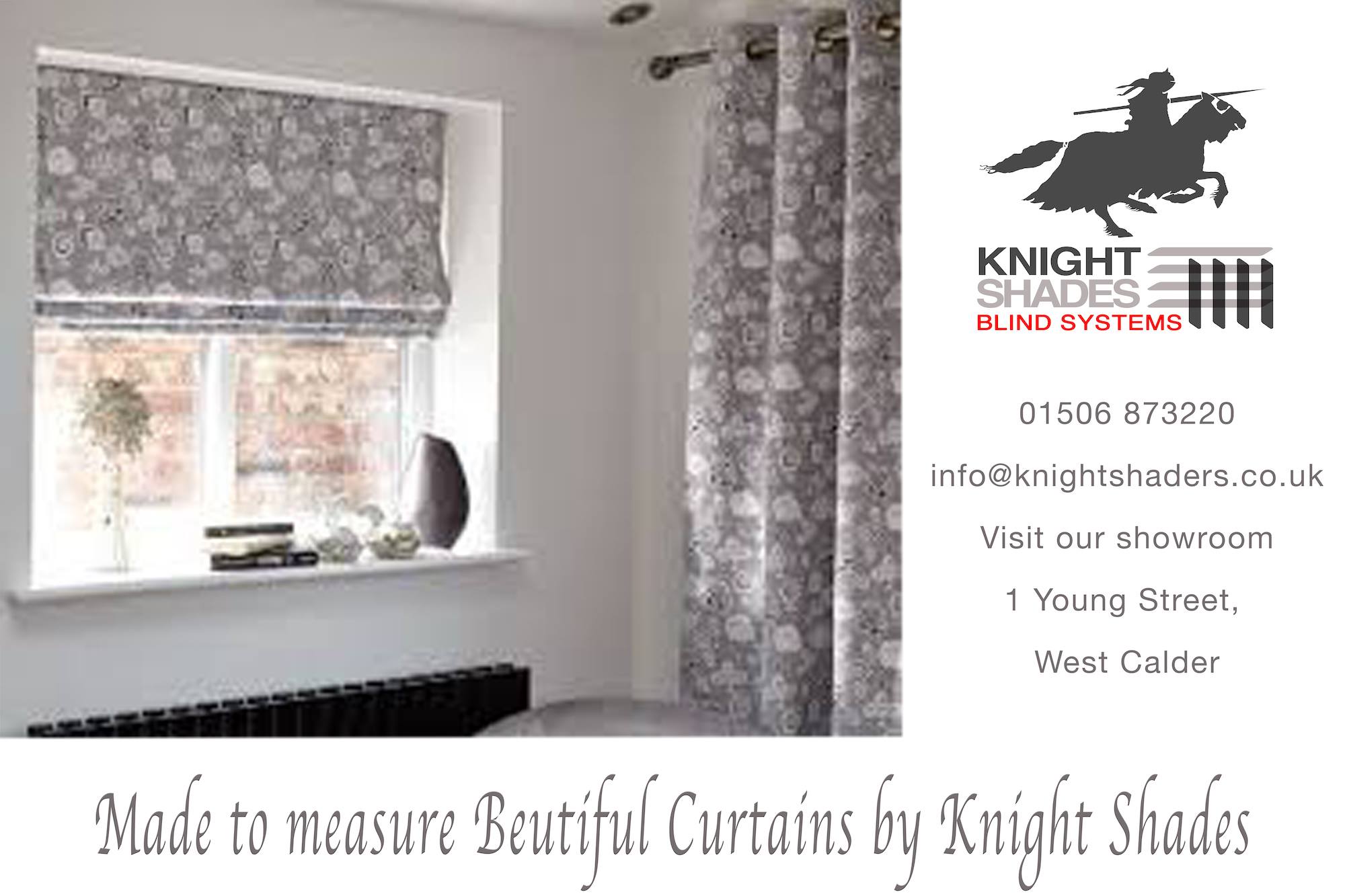 Beautiful Curtains by Knight Shades | West Calder