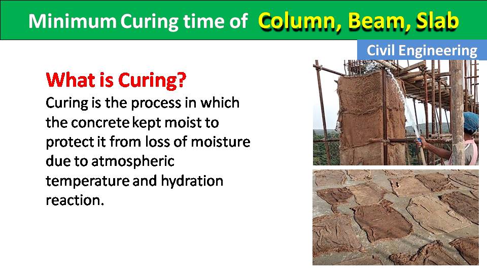 #Minimum Curing Time Bar... - Civil Engineering Knowledge