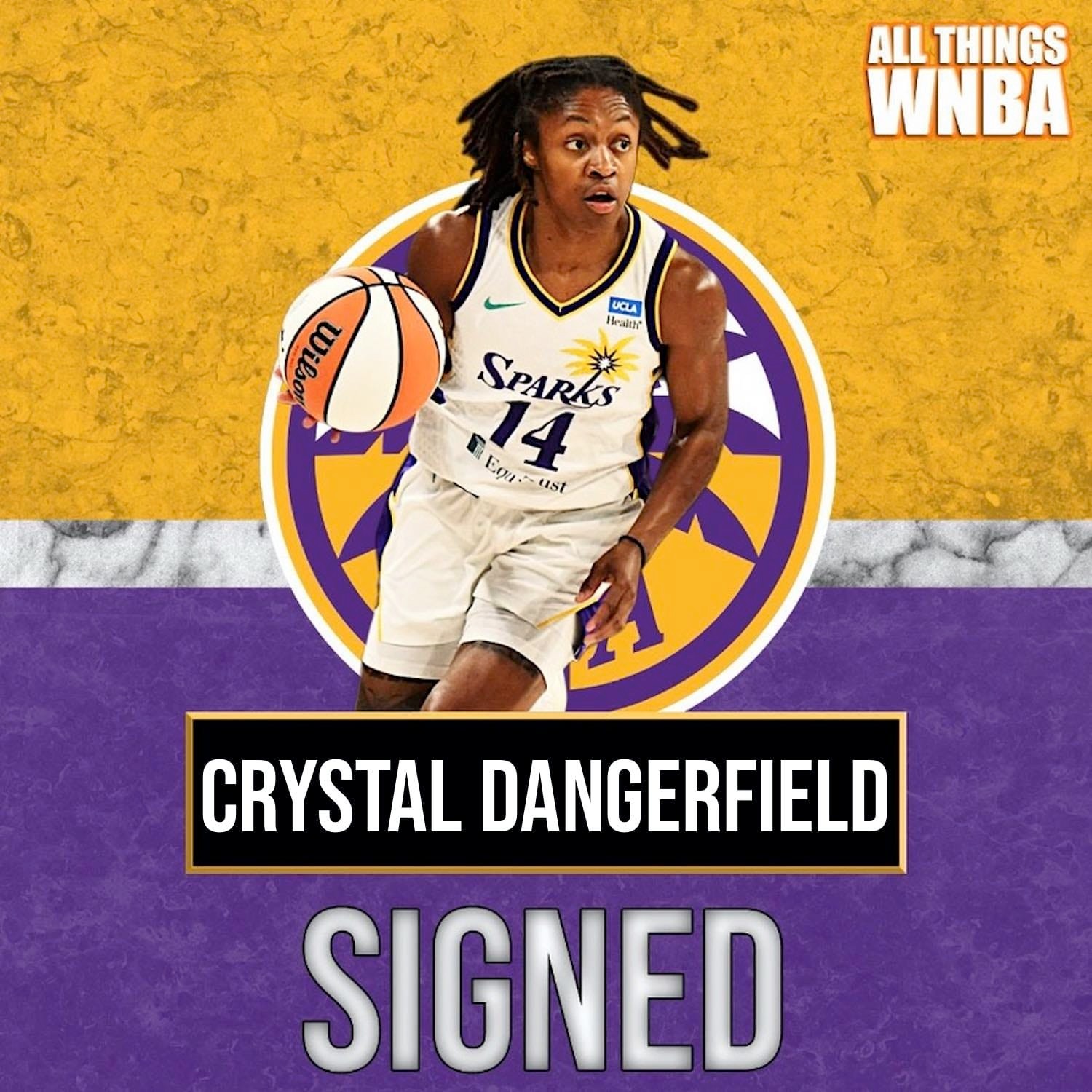Los Angeles Sparks sign Crystal Dangerfield