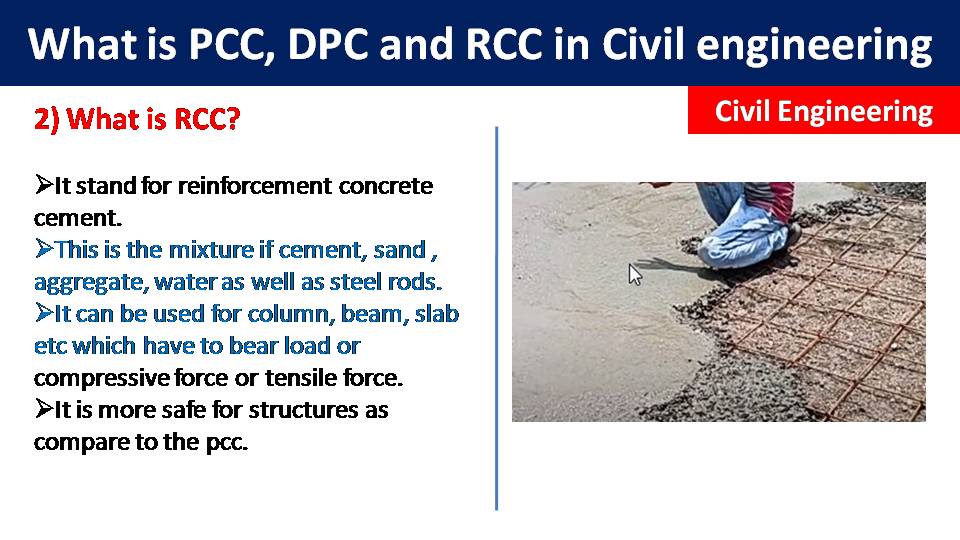 #What are PCC, DPC and RCC... - Civil Engineering Knowledge