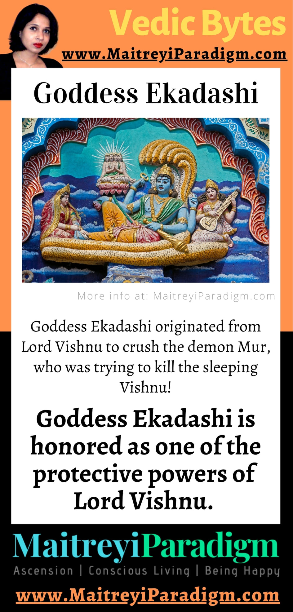 Goddess Ekadashi is the... - Vedic Wisdom & Maitreyi Paradigm