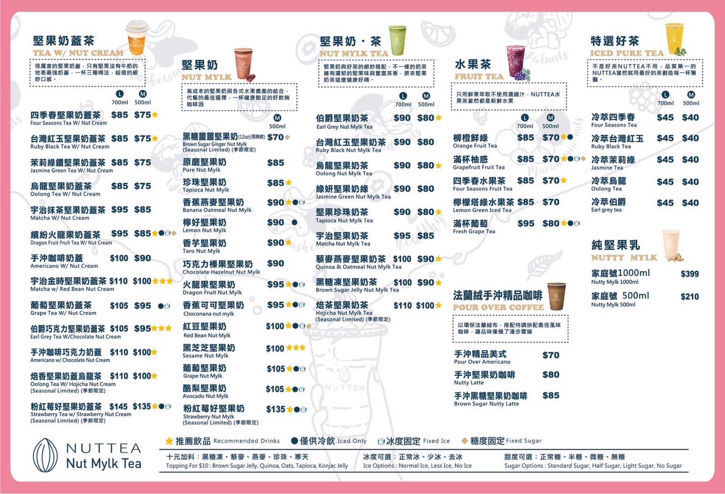 最新的菜單🤩 冬季限定-草莓系列🍓強勢回歸！... - NUTTEA Nut Mylk Tea 堅果奶茶 | Facebook
