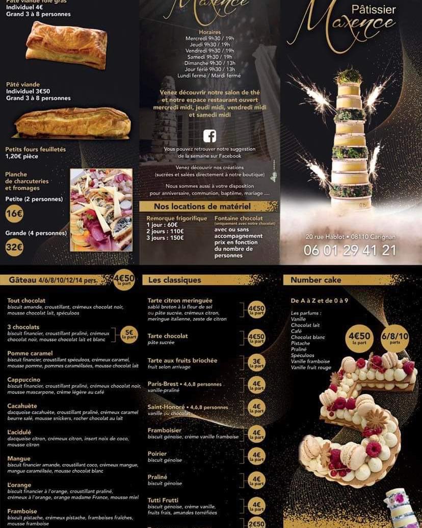 Voici Notre Nouvelle Liste De Gateau Patissier Maxence Facebook