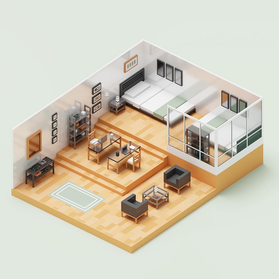 Maddy Interior - ️ 3D Floor Plan Designs 😍 | Facebook