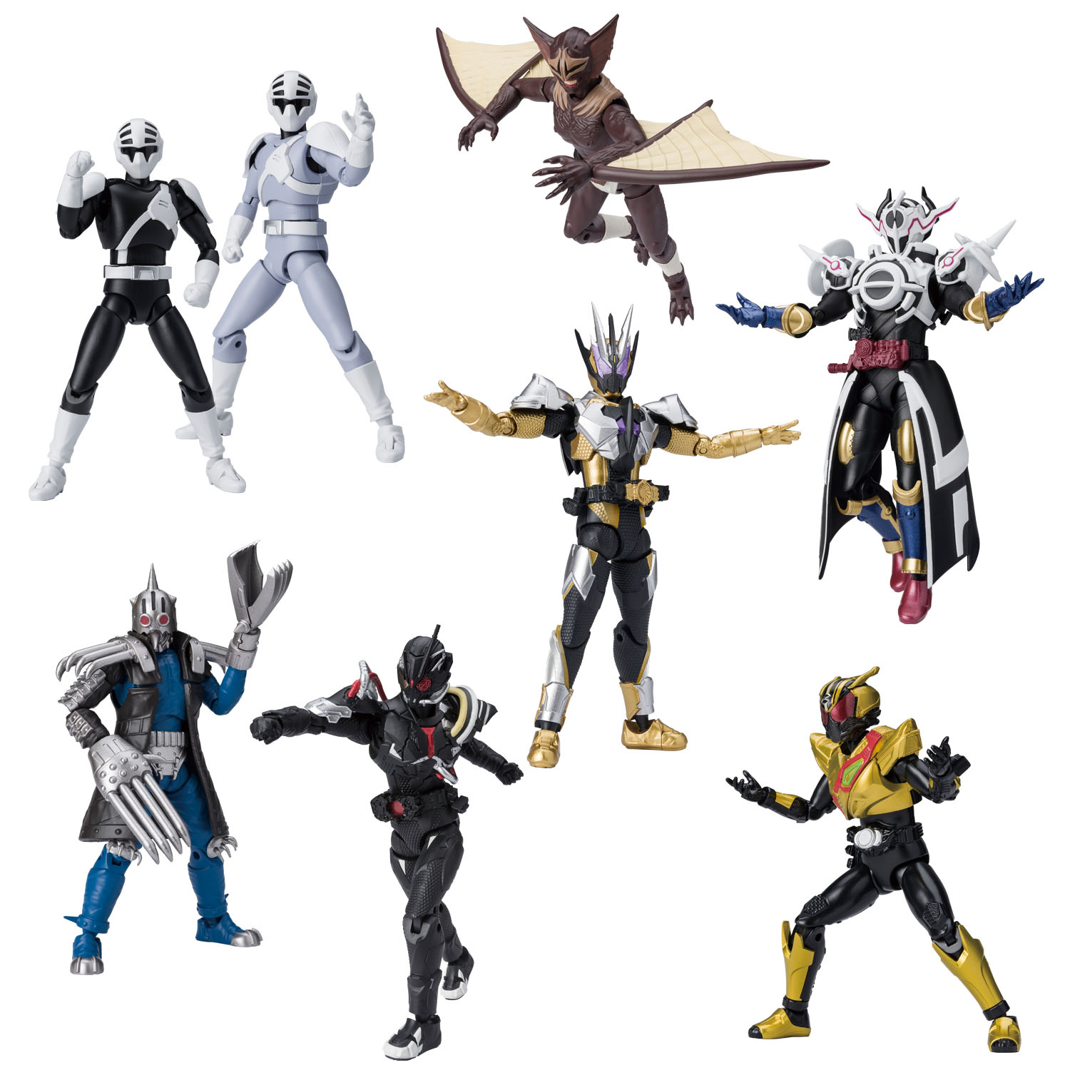 SHODO-X Series Kamen Rider 11 all 7 types *สินค้าวางจำหน่าย