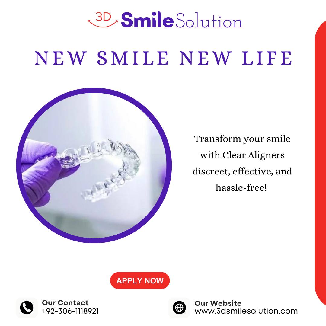 3D - Transform your smile with Clear Aligners discreet, effective, and ...