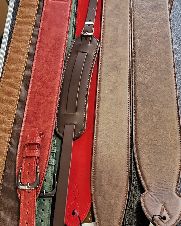 Zebo's Leathers guitar straps inspired by Duane Allman and Eric