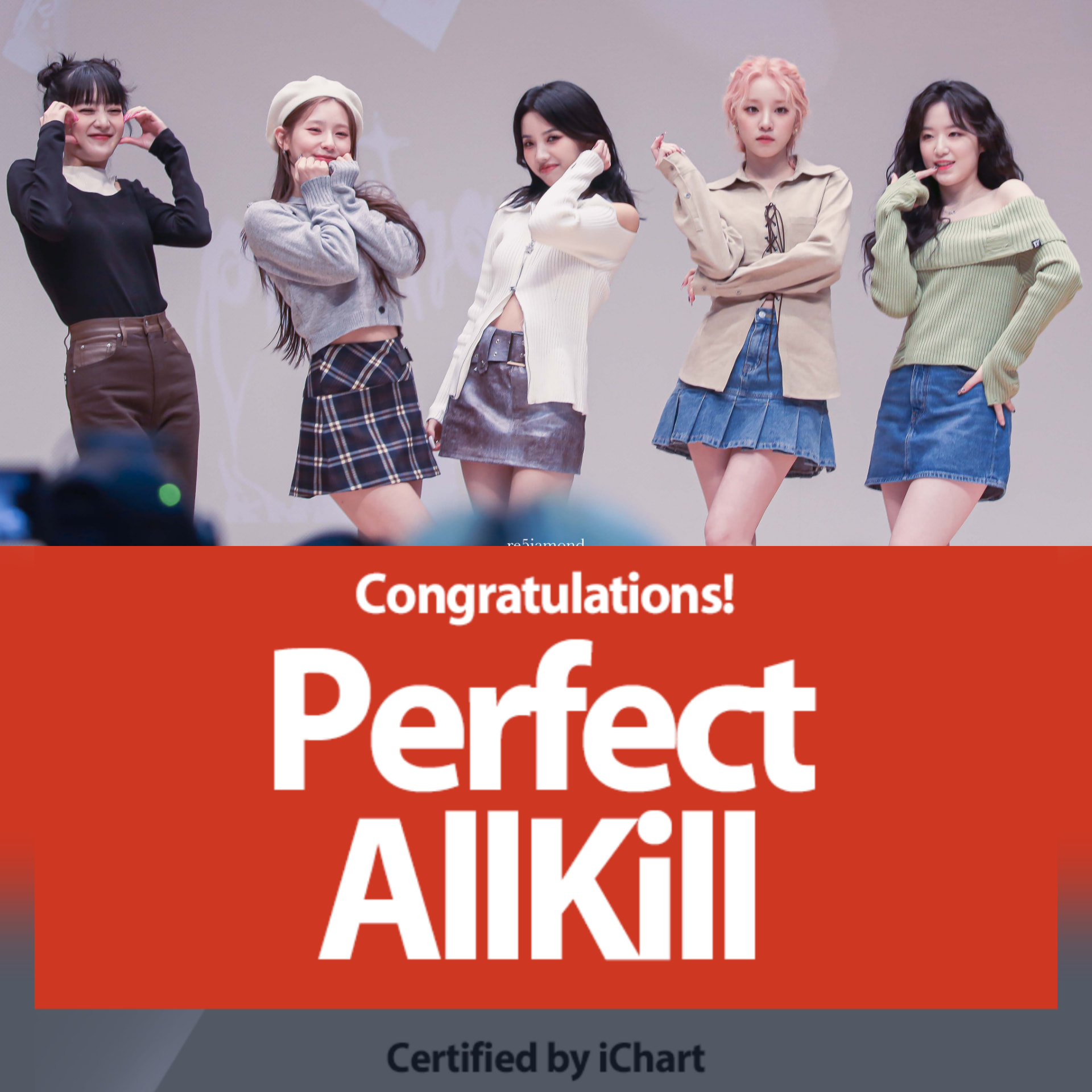Gidle tomboy achieves all-kill records